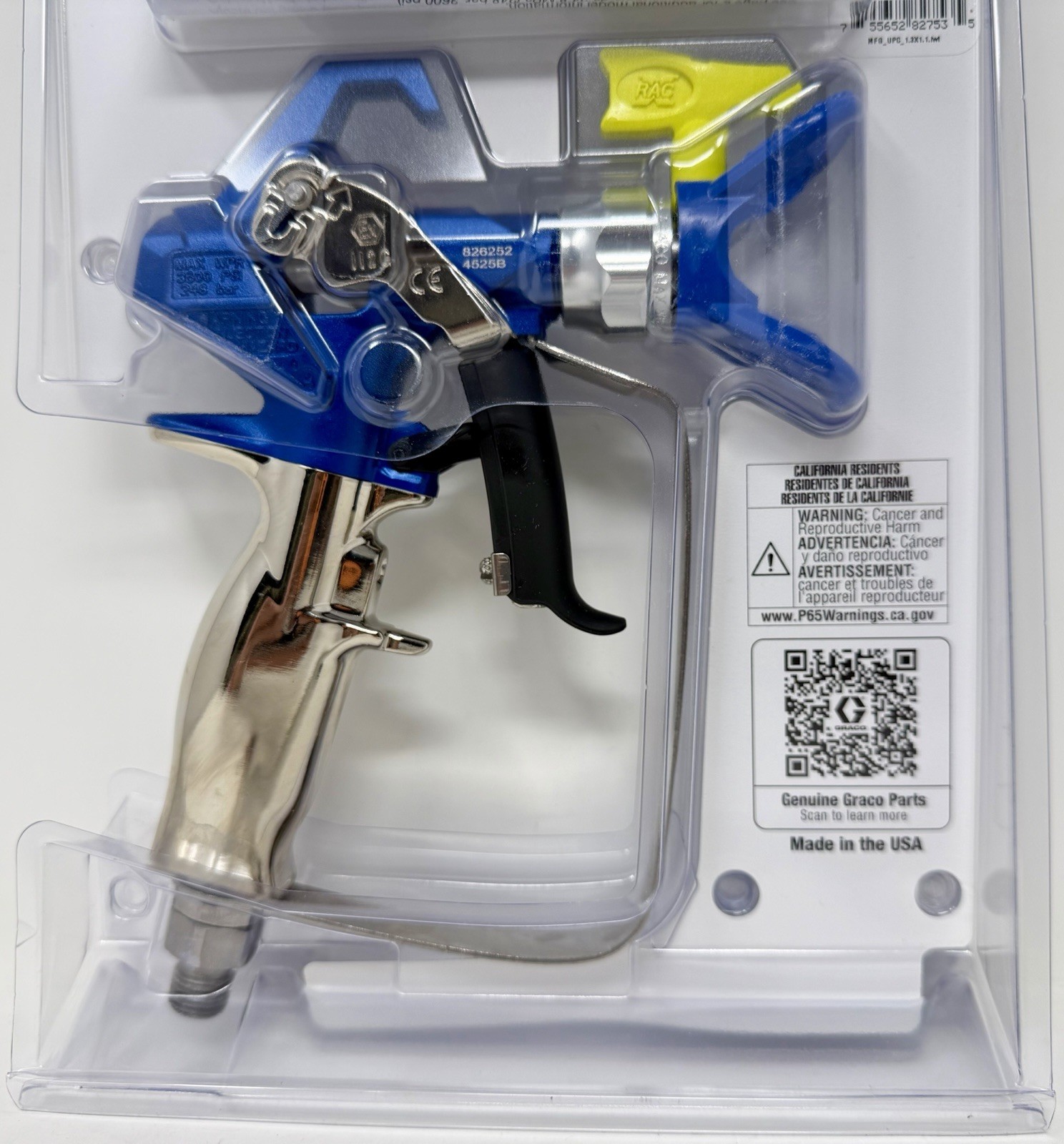 New Graco 826252 Contractor PC Compact RAC X Airless Paint Spray Gun SHIPS FREE!