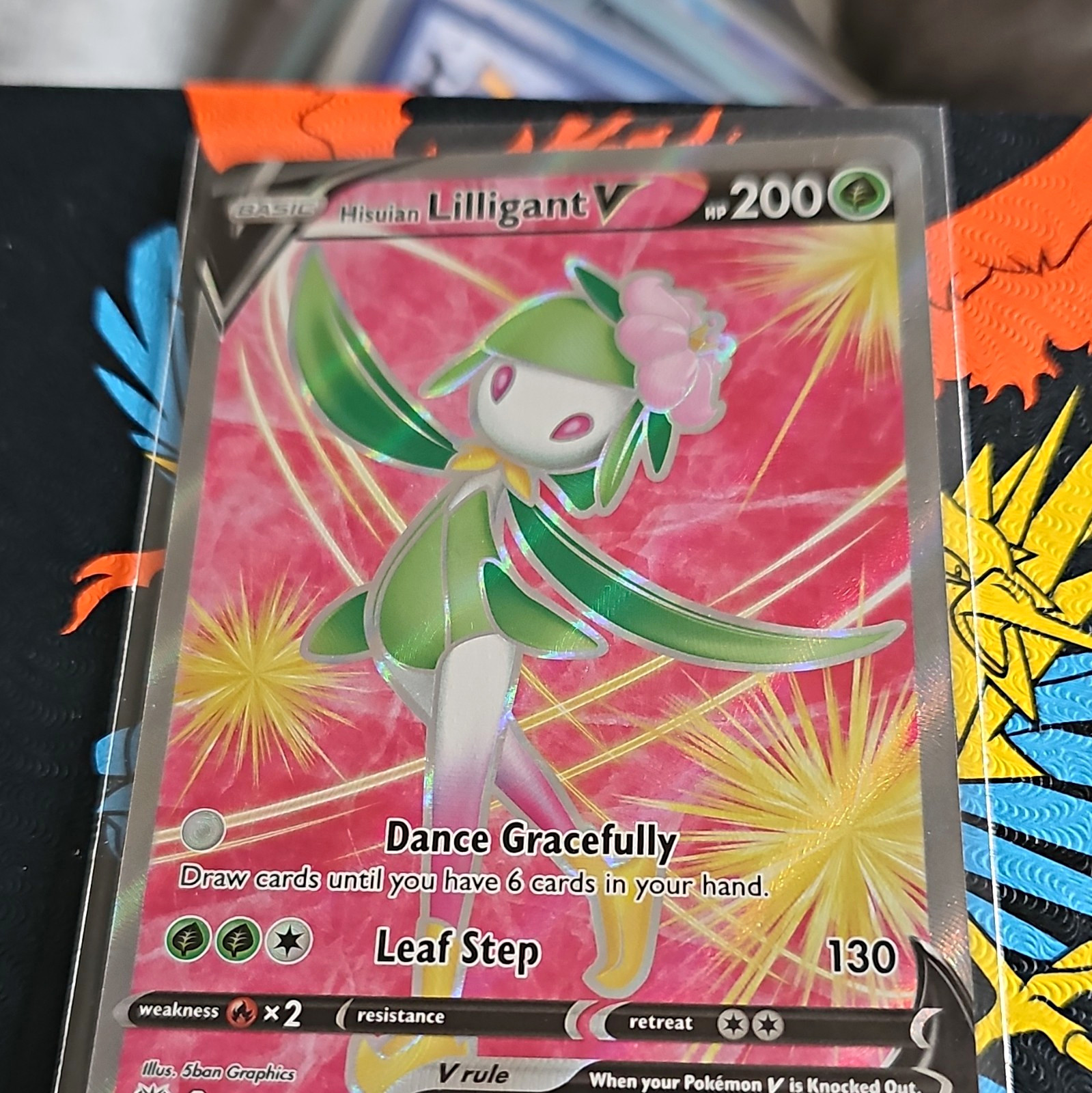 The Pokémon Company Pokémon TCG Hisuian Lilligant V 163/189 UR Full Art Holo EN