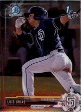 2017 Bowman Chrome Mini Prospects #BCP107 Luis Urias - BB