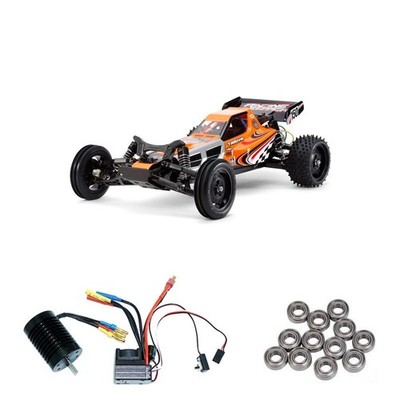Tamiya Racing Fighter 1:10 RC Buggy DT-03 Brushless Edition + Lager #300058628BL