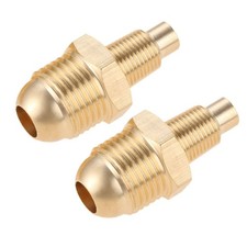 gohantee Propane Orifice Connector Brass Tube Fitting 3/8" Flare x 1/8" Mnpt...