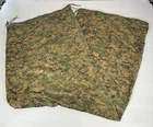 USMC Zipper Wet Weather Poncho Liner Woobie Blanket Woodland MARPAT Camo