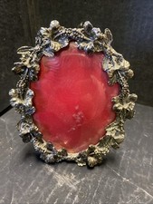 Rare Detailed Vintage Linco Pewter  Picture Frame 5x4