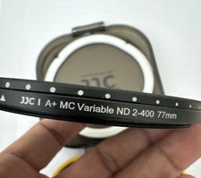 JJC 77mm ND2-ND400 Variable Neutral Density(ND) Filter W/a Dedicated Filter Case