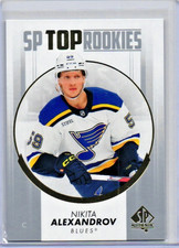2022-23 SP Authentic #TR-44: SP Top Rookies - Nikita Alexandrov (NM)