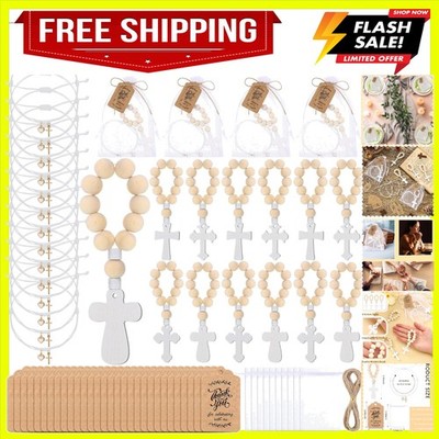 60 Pcs Easter Baptism Favors for Guests First Communion Gifts Include Adjusta...