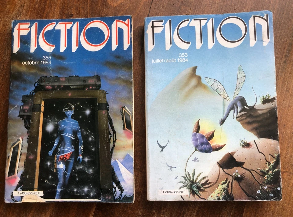 Fiction n°353 & 355 éditions Opta 1984 - science-fiction & fantastique - Photo 1/4