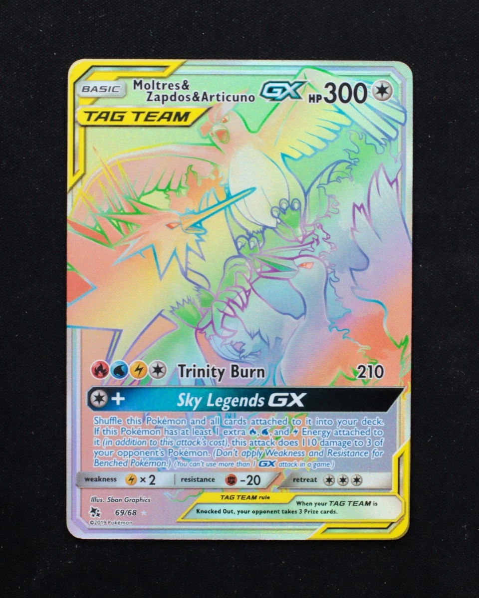 Moltres & Zapdos & Articuno GX 69/68 Hidden Fates for sale | eBay