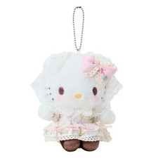 Sanrio Hello Kitty Plush Mascot Holder Forest Lace Keychain Stuffed Toy