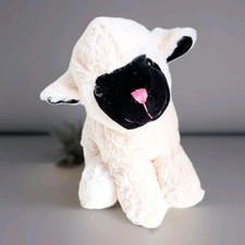Very Cute & Soft Plush Soft Toy Lamb With Black Face 10" Easter VGC