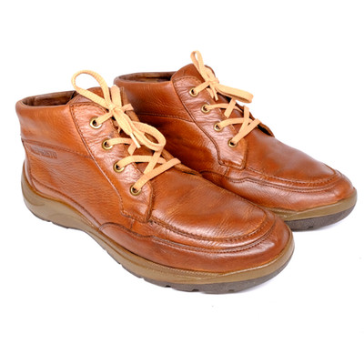 Mephisto Mens Brown Leather Chukka Ankle Boots Comfort Walking Shoes US 8.5 EUR