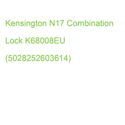 Kensington N17 Combination Lock K68008EU (5028252603614)