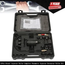 21Pcs Diesel Injector Puller Pneumatic Injector Extractor Puller Tools Kit New
