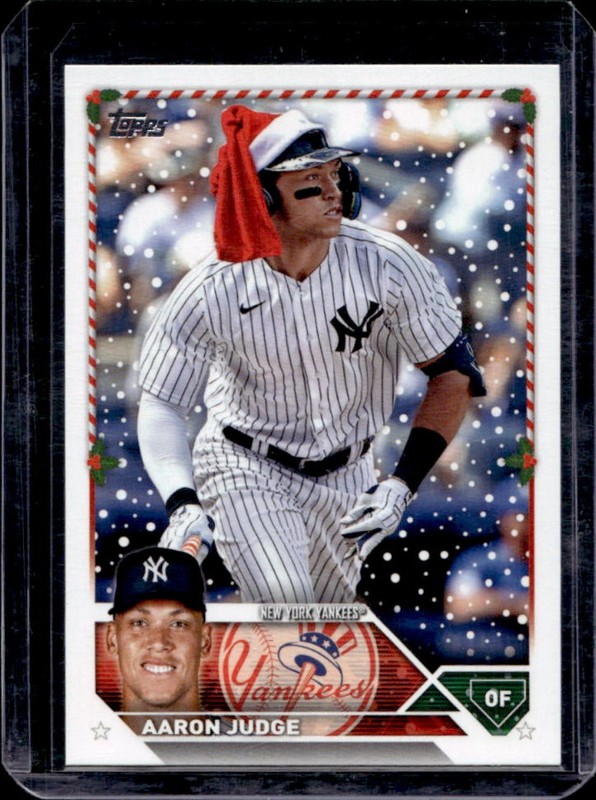 2023 Topps Holiday Aaron Judge SP VAR #H1b New York Yankees