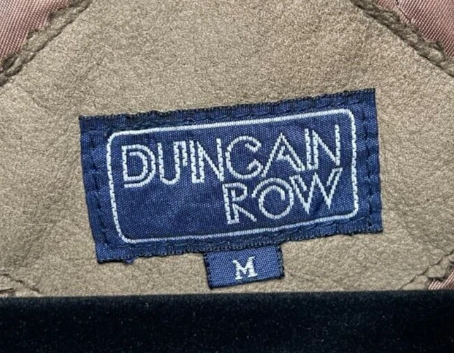 Chaqueta de Colección Duncan Row Para Hombre Mediana Cuero Campo Utilidad Tareas Montaña Marrón Foto 4 de 4
