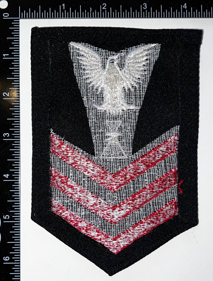 USN US Navy Photographer’s Mate 1st Class Rate BLUE TWILL Patch | eBay