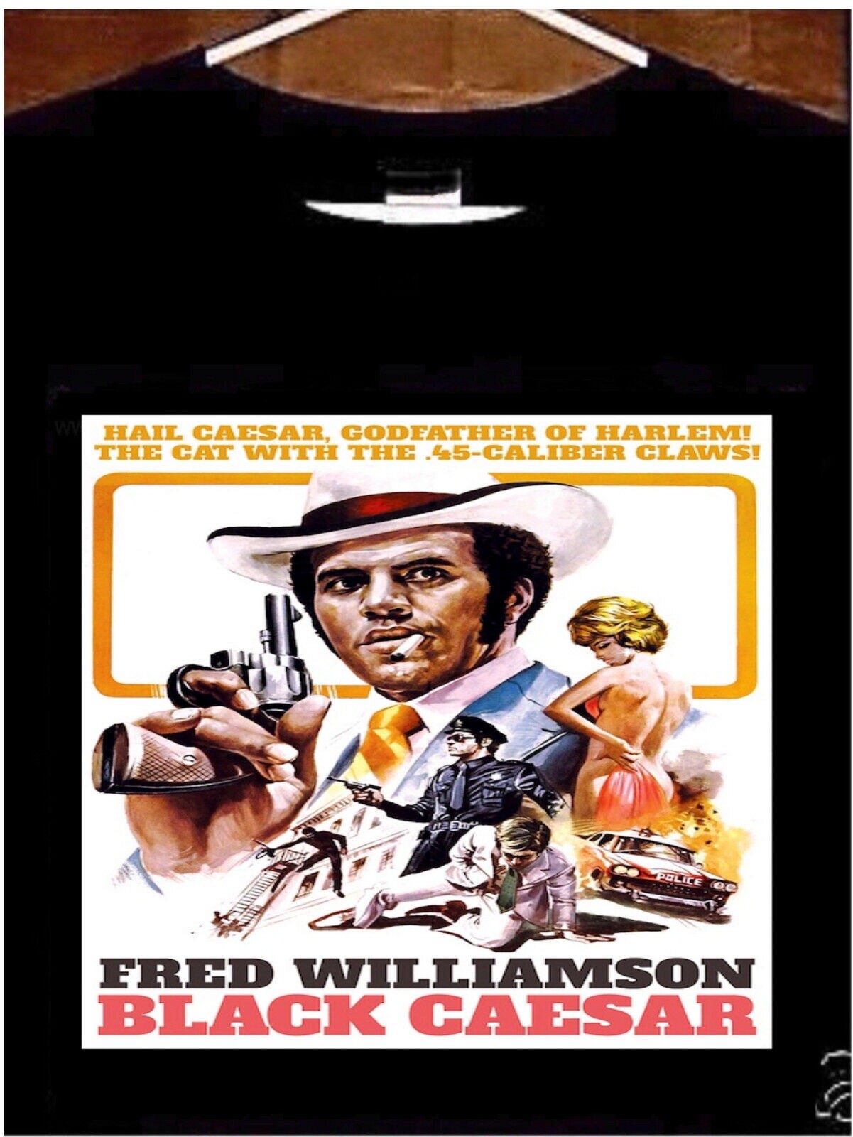 ALTRA Fred Williamson T shirt film Cesare nero