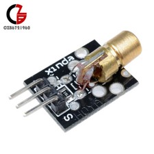 5pcs Laser sensor Module 650nm 6mm 5V Red Laser Dot Diode Copper Head F Arduino