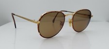 Vintage Titmus PC251 Brown Gold Round Sunglasses FRAMES ONLY