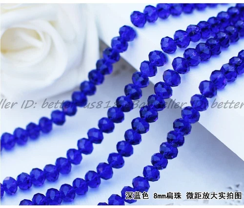 Wholesale Quality Czech Crystal Faceted Rondelle Spacer Beads 4MM 6MM 8MM 10MM - Picture 43 of 101