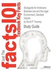 Studyguide for Andersons Business Law and the Legal Environment, Standard Volume by Twomey, David P., ISBN 9780324786682 by Cram101 Textbook Reviews (Paperback / softback, 2012)