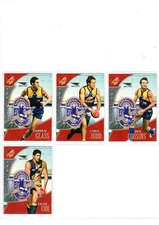 2007 Select AFL Supreme All Australia Team  Judd , Cousins ,cox ,Glass