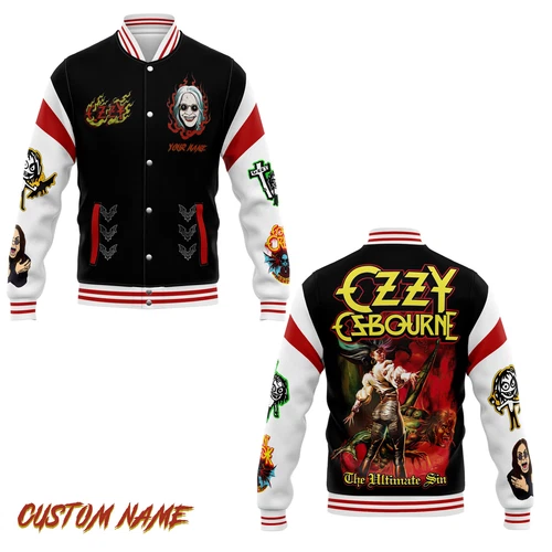 Ozzy Osbourne New Baseball Jacket For Fan