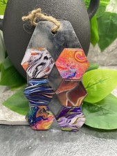 6 PC 1" 25mm Hexagon Fridge Classroom Board Magnet Set New Free Ship 67