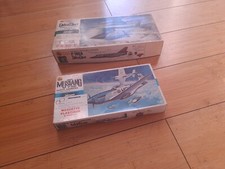 2 MAQUETTES D'AVION 1/72 MUSTANG P-51D Soclaine , avion delta dart us air force