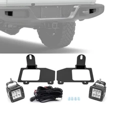 For 2020-2024 Jeep Gladiator Reverse LED Light Pod Backup Light Mount Wire Kit