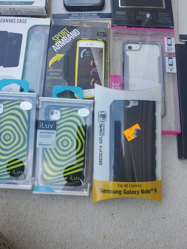 Lot wholesale iPhone 4/6/7/8 S9+ Note II mixed cases for resale bulk - Picture 5 of 6