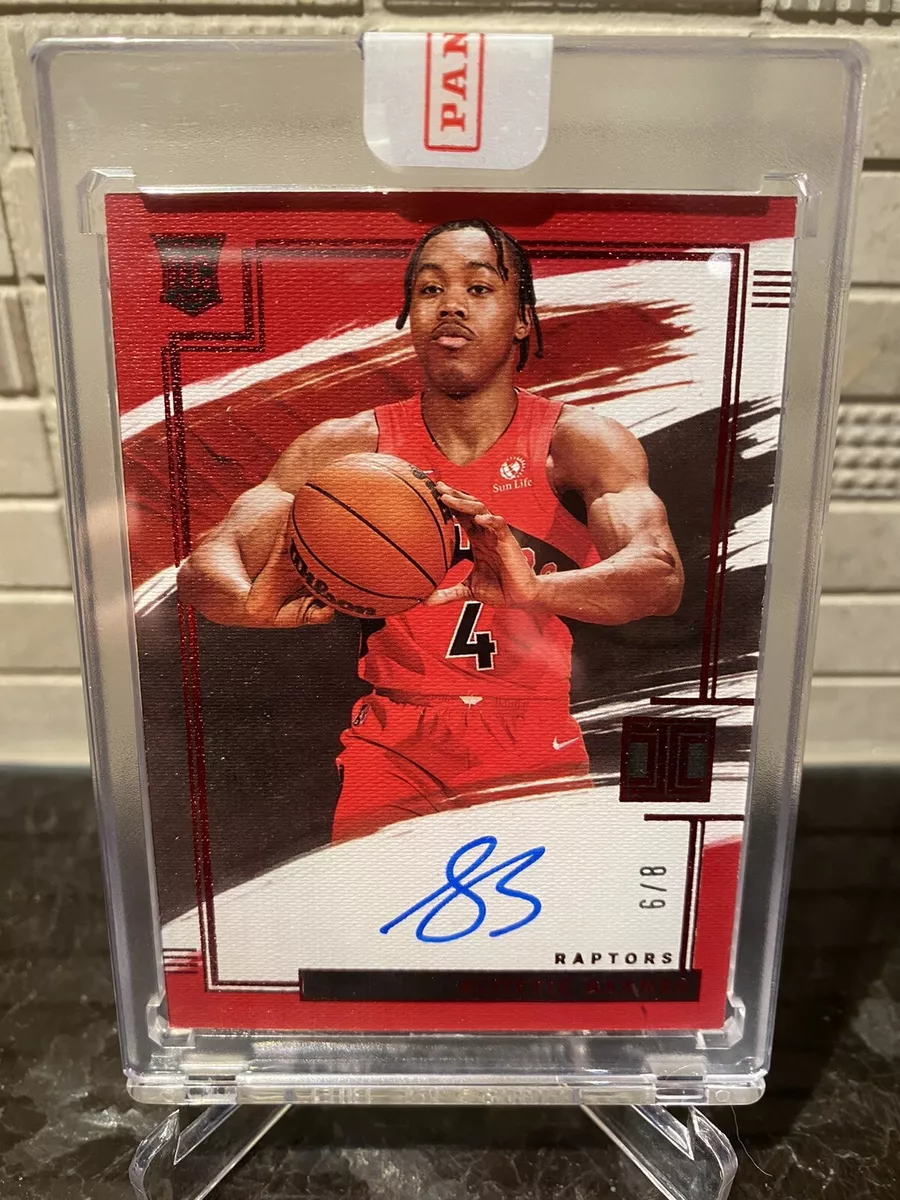 2021-22 Panini Impeccable Scottie Barnes Raptors RC Rookie AUTO /8 On Card 6/8