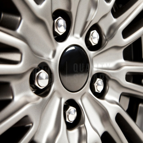 4 TAPPI COPRIMOZZO 68MM Nero Lucido PER Cerchi in Lega in ABS Copricerchi Tuning foto 5