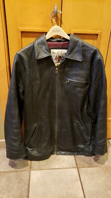URBAN COWBOY Men Black Full Zip Vintage 