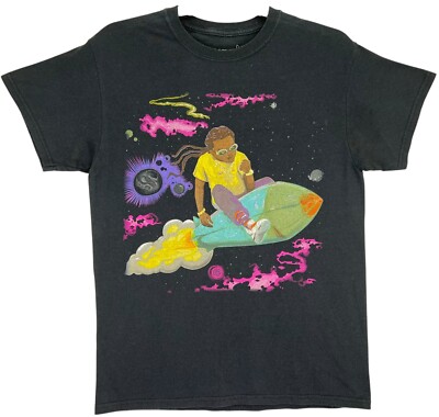 Takeoff The Last Rocket Album Promo T Shirt Adult Medium Black Migos Rap Tee