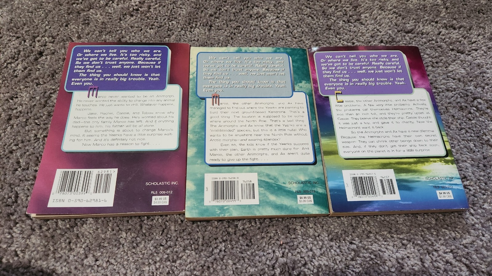 Animorphs THE EXTREME, THE PREDATOR, THE SUSPICION, Book Lot Of 3 | eBay