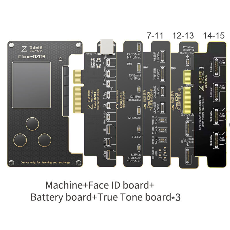 Mege Idea Clone Dz03 Face ID Dot Matrix Programmer Battery
