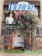 Vintage VICTORIA Magazine April 1990 Enchantments from England.  Excellent Cond