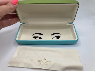 Rare Kate Spade Evette Square Frames Sunglasses & hard green blue eyes case Kate Spade Yvette/S 09QHA 54-16-140 | Mercari main image 4