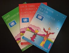 UN 1997 Annual Souvenir Booklet New York Geneva & Vienna w / Stamps and Mounts