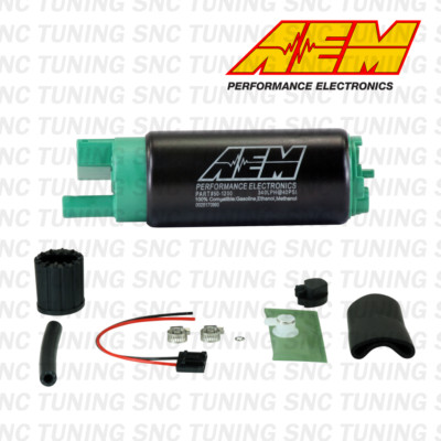 AEM 50-1200 340LPH E85 Kompatibel IN Tank Fuel Pumpe Install Bausatz Ethanol Neu
