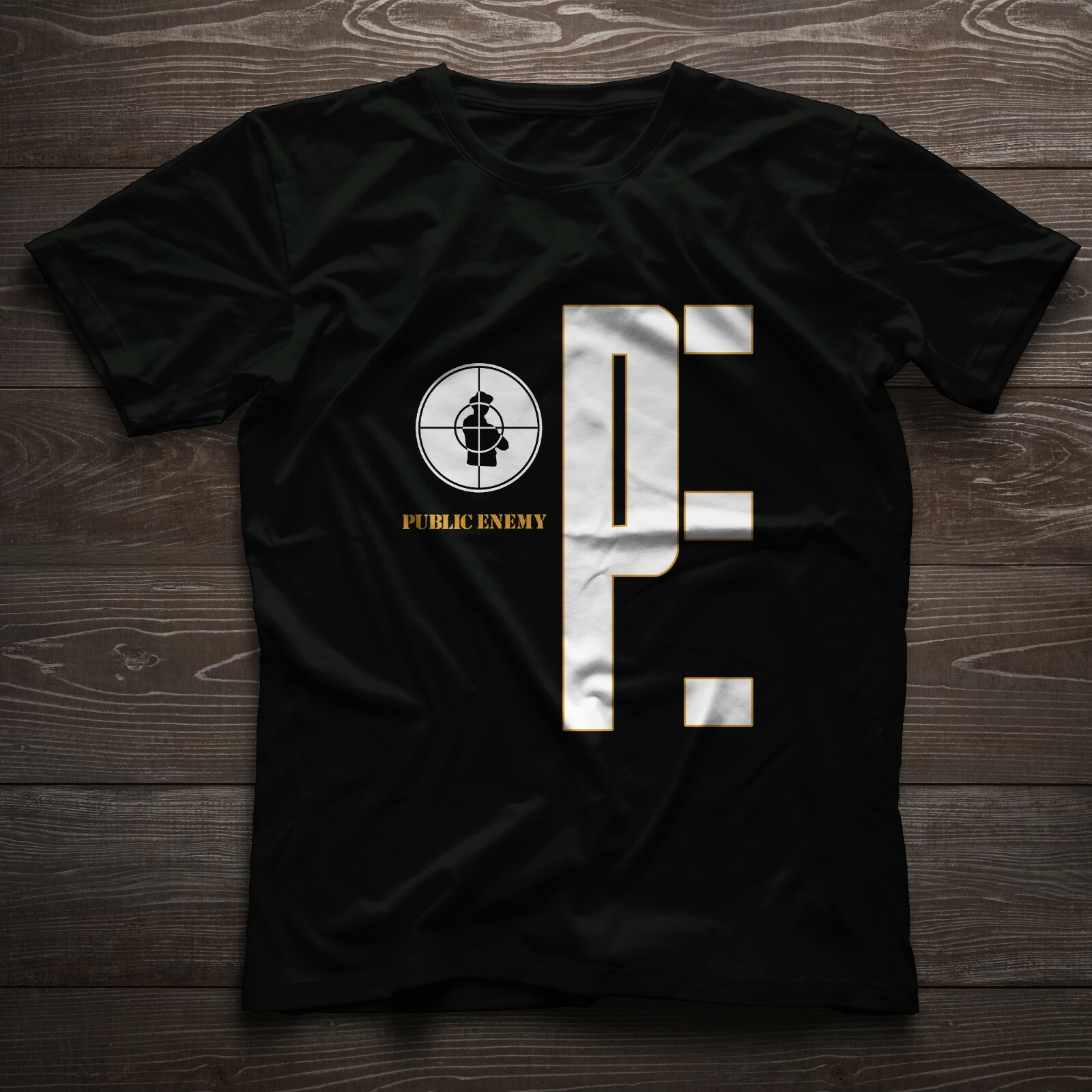 Vintage Public Enemy Backstage Pass 90s Rap Tee Hip Hop T-Shirt