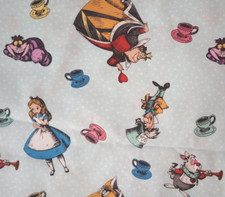 alice in wonderland fun fabric 12 by 11 inch