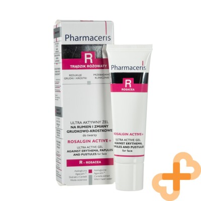 PHARMACERIS Rosalgin Active+ 30 ml Creme Gegen Rötungen & Papeln Gesicht