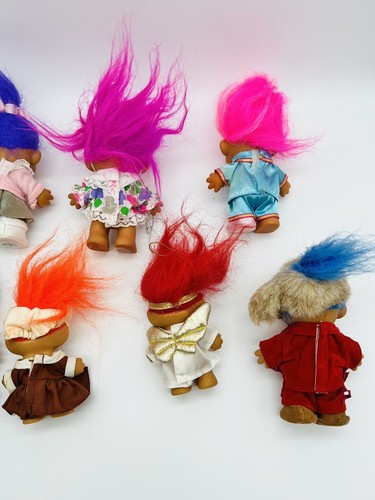 7 RUSS Troll Dolls Happy Birthday Sock Hop Witch Angel Christmas Ornament plus 3 - Picture 9 of 14