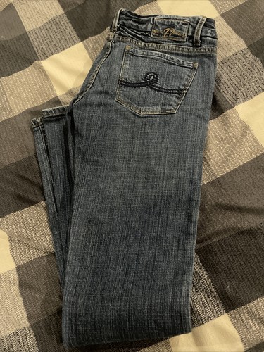 Jean Flare Seven7 Classic, Stretch, Taille 27, Basse Taille, Jambe 32, Pour Femme, Occasion