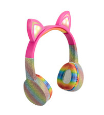 Kiddy Ears Rainbow Bluetooth Headphones HP-Cat 