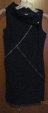 Michael Kors Black Dress Sleeveless Sz 2 Poly Rayon Spandex Bust 33 length 33 in