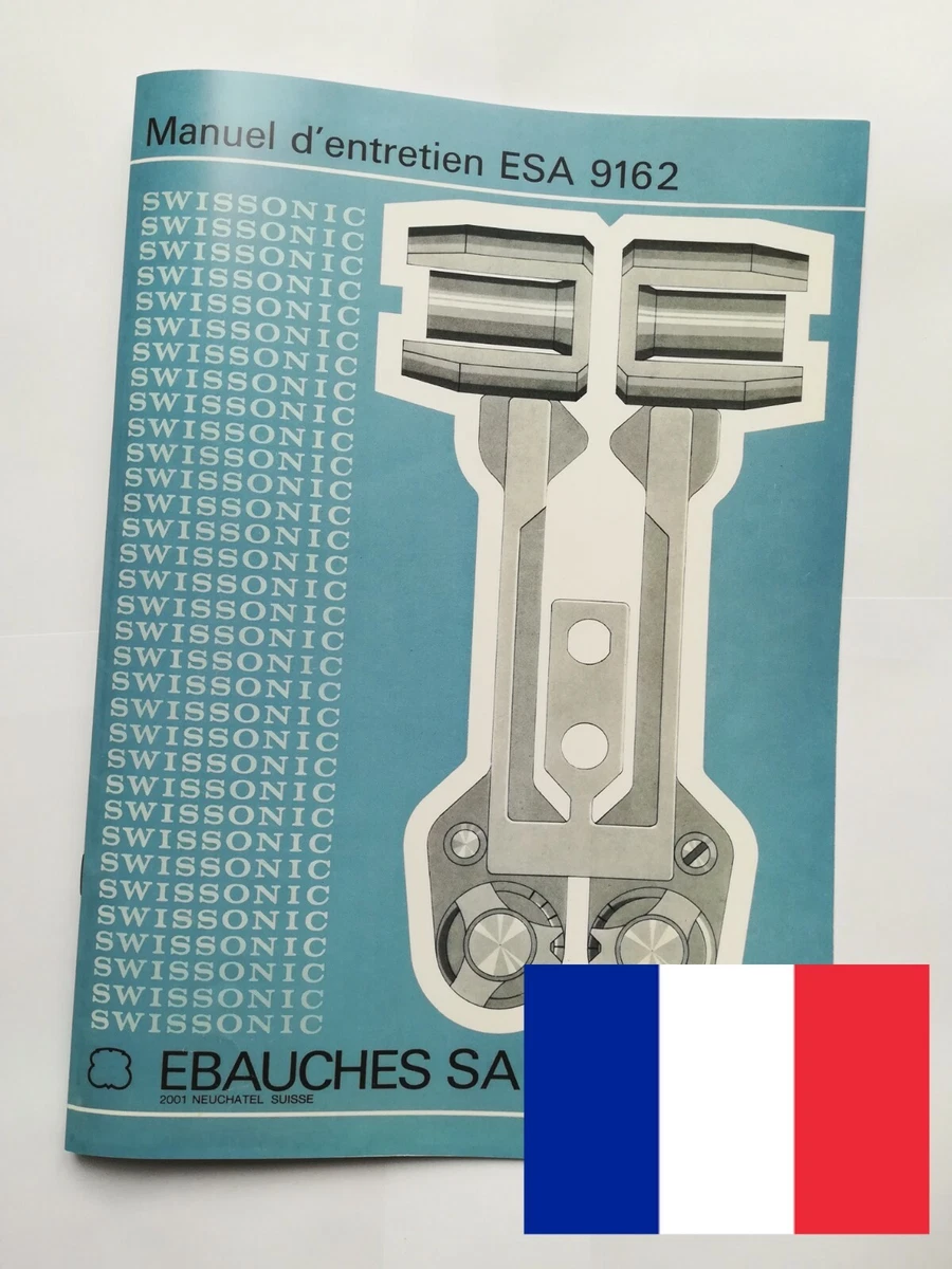 Manual de servicio [Inglés] ESA 9162 Eroughs SA [Longines Ultronic Cal. 6312]