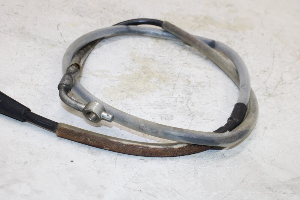 90-96 KAWASAKI KX250 OEM LÍNEA DE MANGUERA DE FRENO DELANTERO Foto 3 de 4